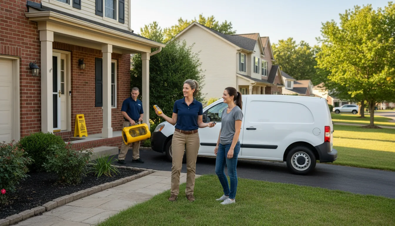 Water restoration image for Mold Remediation in Bowie, TX